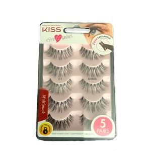 2/$10 Kiss Multipack 5 Pairs Eyelashes
